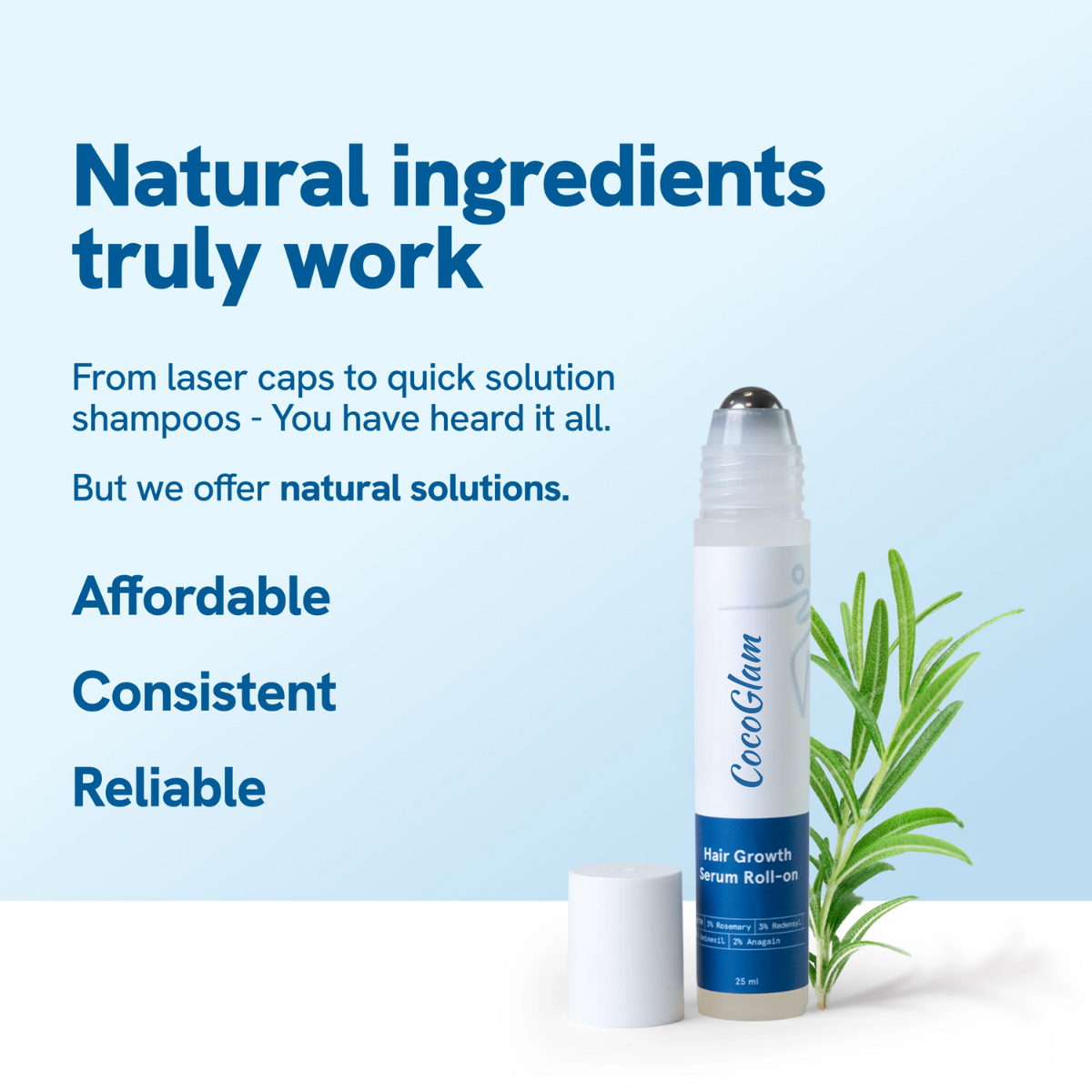CocoGlam - Advanced Hair Growth Roll-On Serum.