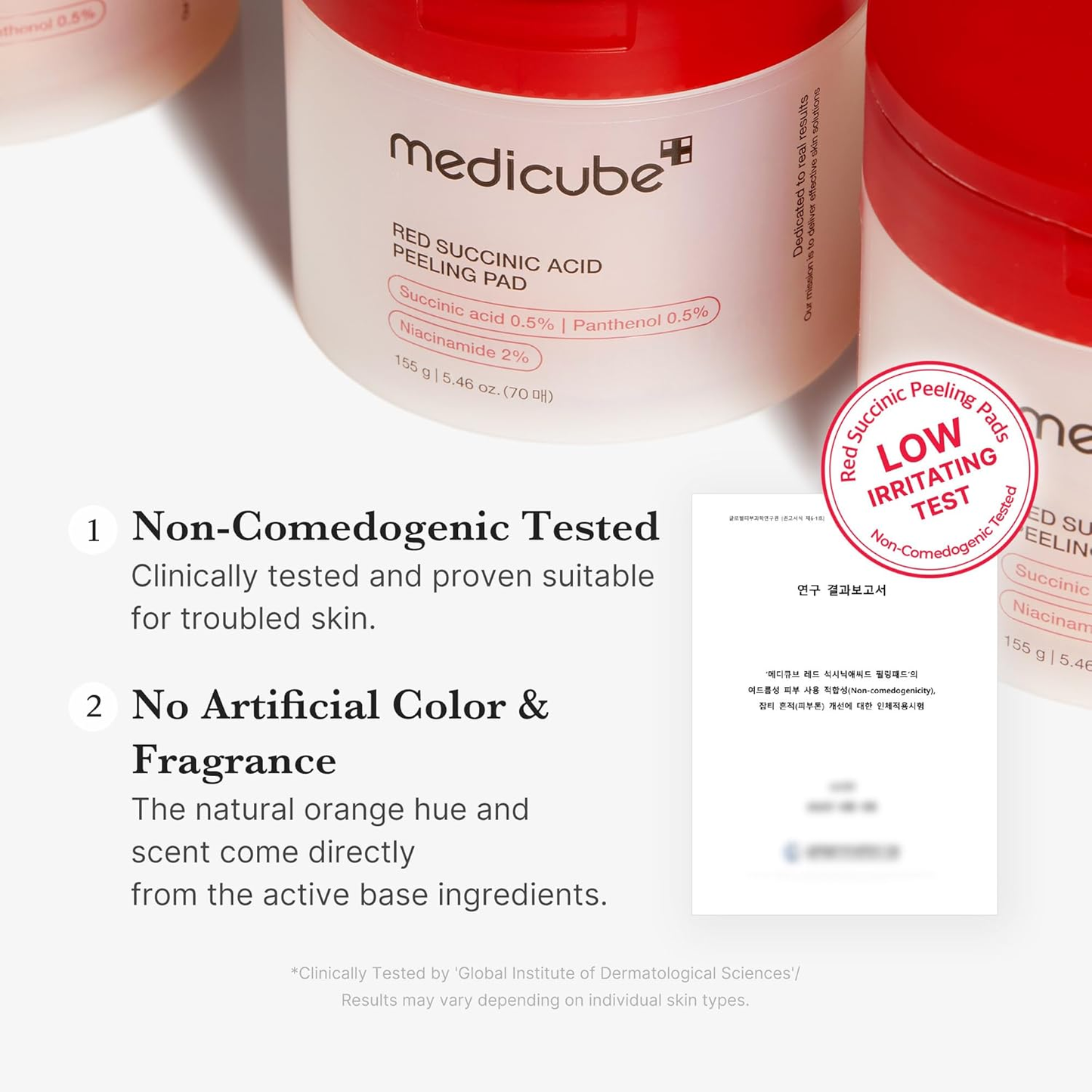 Dual-Action Skincare Pads – Blue & Red